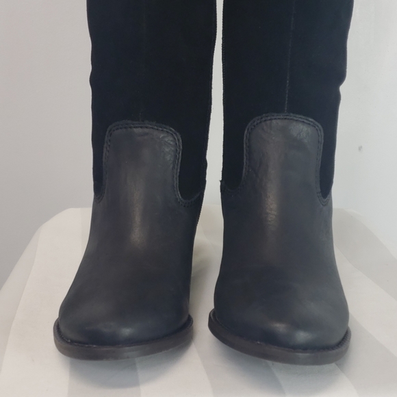 NEW Lucky Brand LK-Komah leather black boot sz 6 - Picture 6 of 8